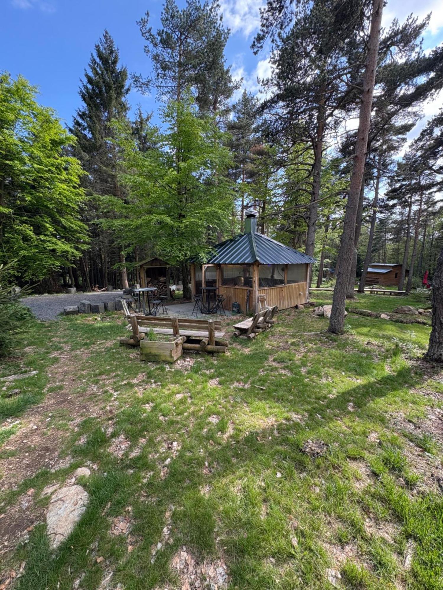Chalet Hibou 1 Couchage En 140 Domaine De La Mamounette Champclause Экстерьер фото
